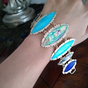RARE Kendra Scott Sarita Blue Bracelet turquoise